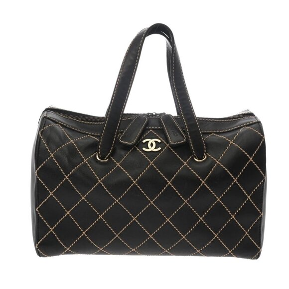 CHANEL Wild stitch Boston bag Black/Noir boston bag - Picture 1 of 11